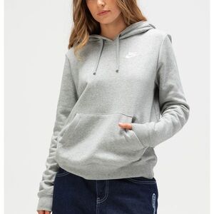 Nike Women's heather grey Hoodie